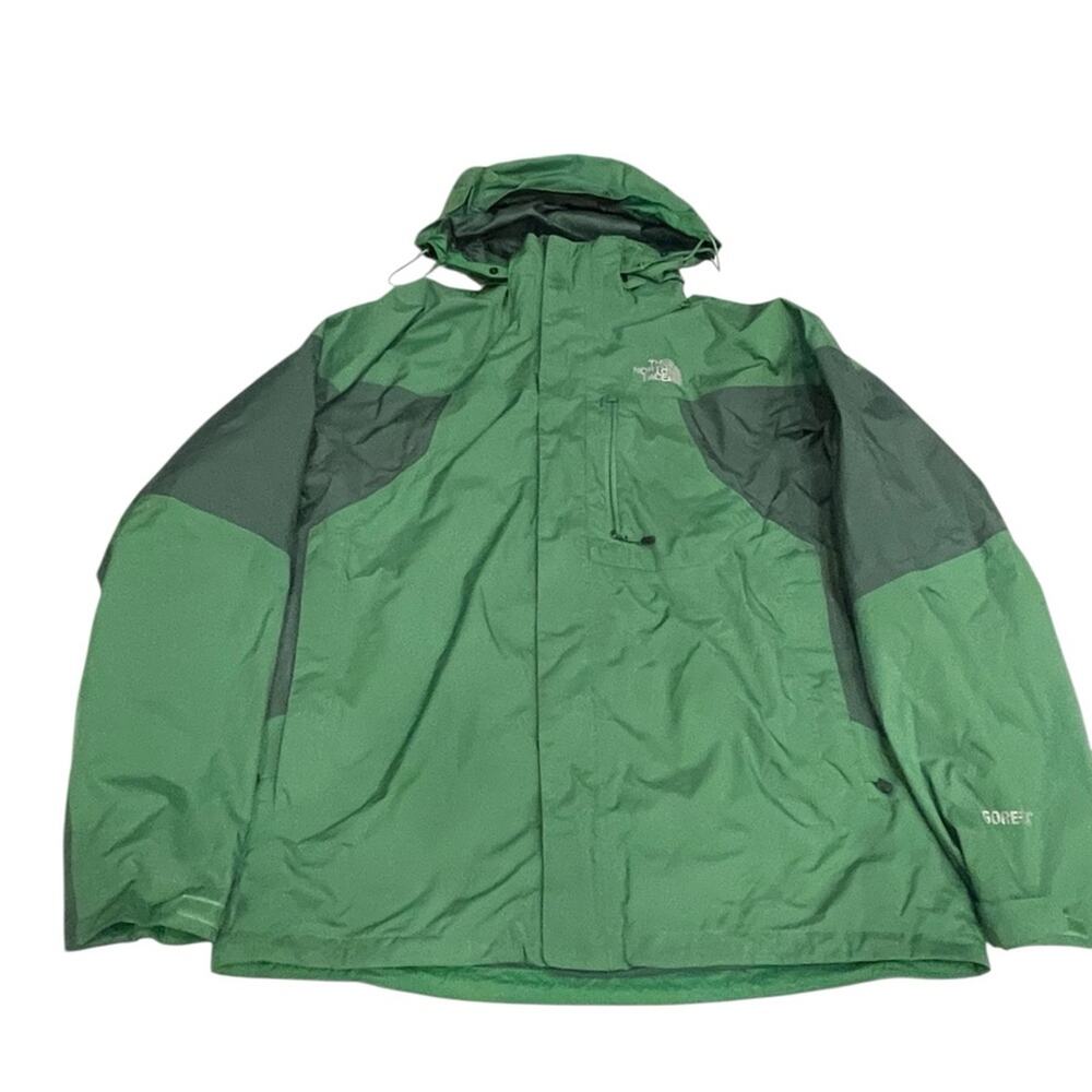 The North Face Men's Forest Green Raincoat GORE-Tex Jacket Size:M